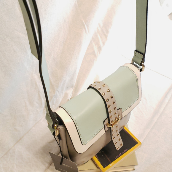 NWT Jack French London Smooth Leather Crossbody - Picture 7 of 8